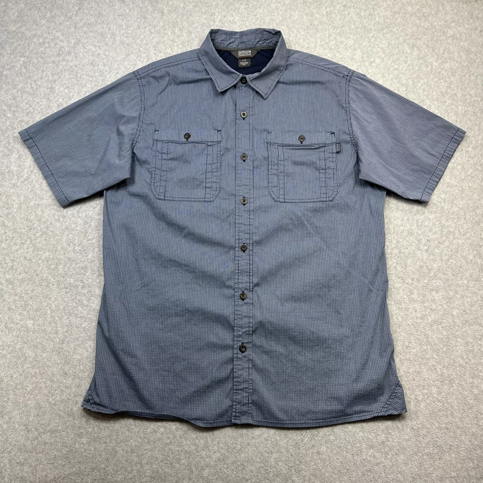 outdoor-research onward plaid stretch outdoor casual hike shirt