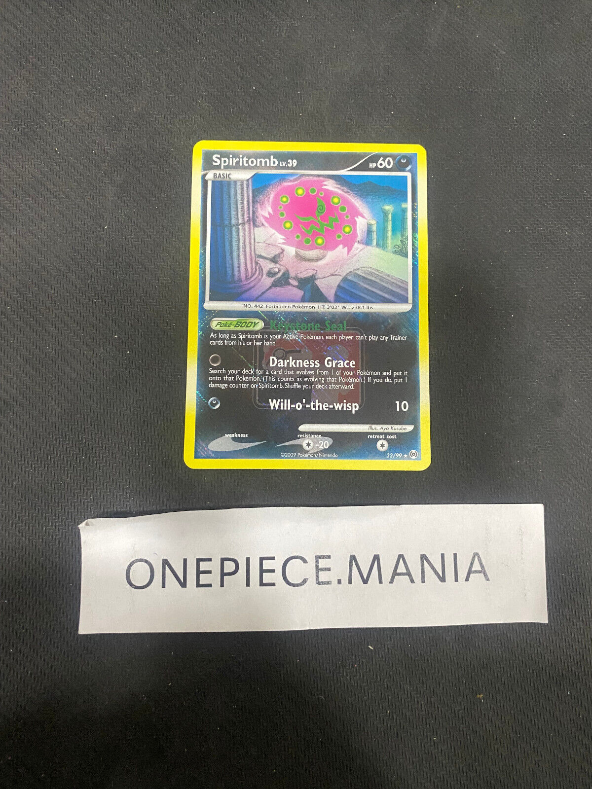 Mavin  Pokemon Card Spiritomb LV.39 Arceus 32/99 Reverse Holo