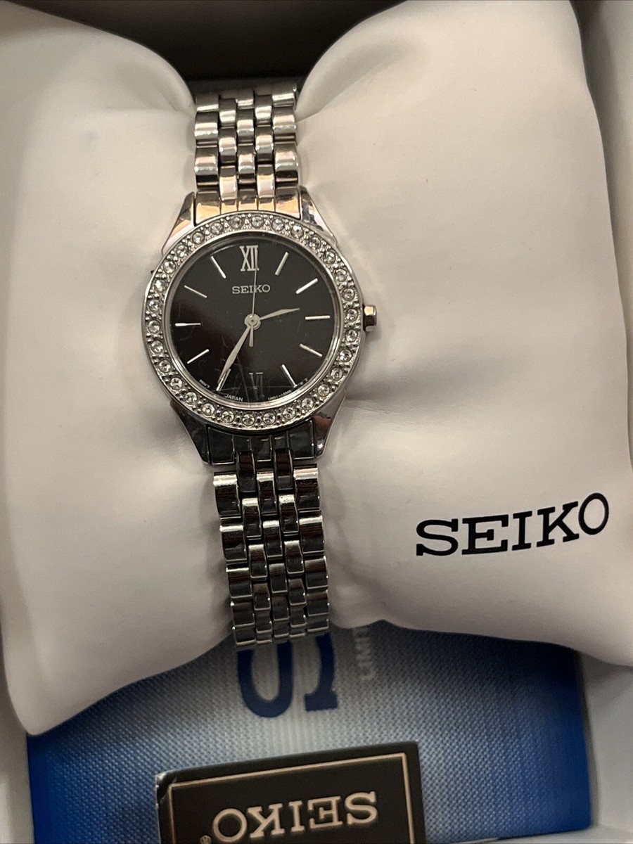スワロフスキーダイヤ32石 SEIKO セイコー ソーラー レディース腕時計 SEIKO - スワロフスキーダイヤ32石 SEIKO セイコー ソーラー