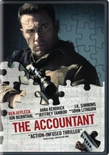THE ACCOUNTANT New Sealed DVD Ben Affleck Anna Kendrick
