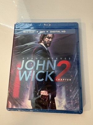 John Wick Chapter 2 Blu-Ray + DVD + Digital HD Sealed Unopened Copy