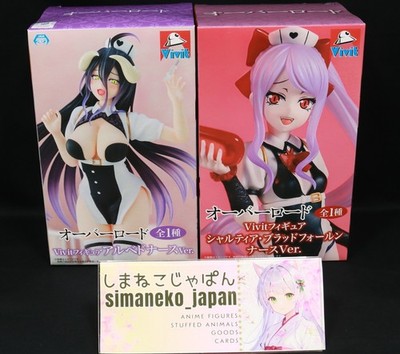 CARE-1DAY-SHIP Overlord Albedo and Shalltear Vivit Figur Nurse Ver. 2er SET