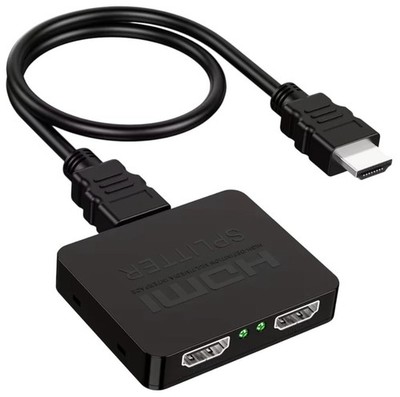 1904 HDMI 2.0b Splitter for Dual Monitors Only Duplicate/Mirror Screens Support
