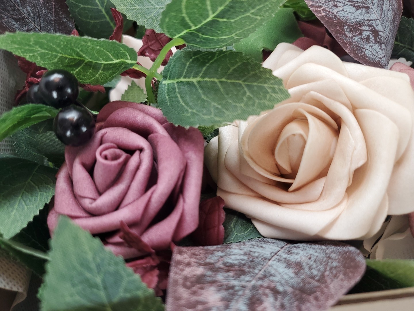 Ling's Moment 2pcs Wedding Flowers Garland Artificial Floral Swag Arch Decora...