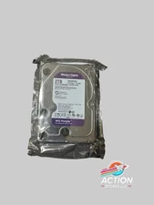 Western Digital WD Purple 2TB 3.5” Surveillance HDD – SATA 6Gb/s (WD20PURZ)