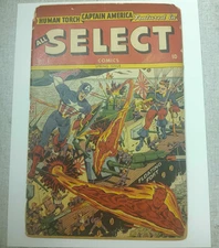 All Select Comics #7 Captain America Timely Golden Age