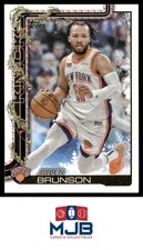 2025-26 Topps Holiday Jalen Brunson #H12 New York Knicks