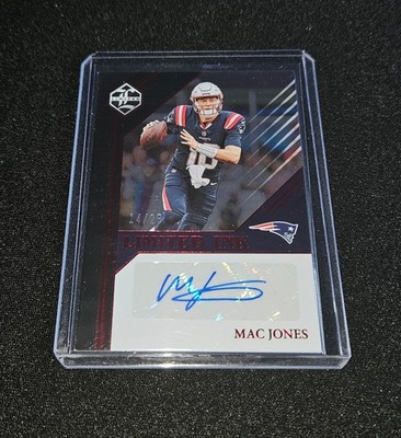 2023 Panini Limited - Limited Ink Mac Jones #LI-MC Ruby Spotlight /25 (AU)