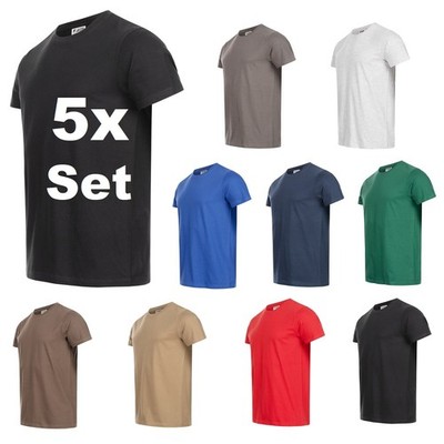 5er Pack T Shirt NITRAS Motion Tex Light Rundhalsshirt Gr. XS - 6XL Kurzarm