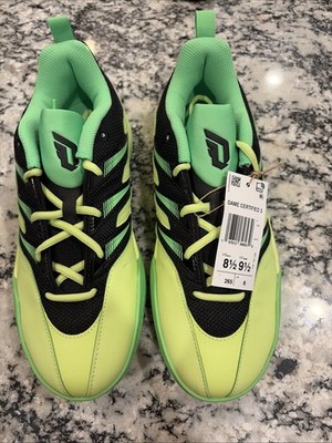Adidas Shoes Dame Certified 3 Basketball Indoor Fitness Sneakers green JI1542 