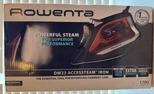 Rowenta DW2360U2 Accessteam Steam Iron 1700 Watts Durable Soleplate - OPEN BOX