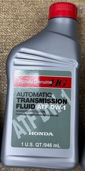Genuine OEM Honda Automatic Transmission Fluid ATF DW-1 Single