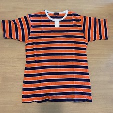 VINTAGE STRIPED RINGER SHIRT - J R POLLACK - SIZE MEDIUM