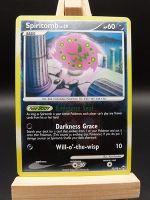 Pokemon Promo Karte: Spiritomb 32/99 (Pokesquare / Crosshatch) (Platin Arceus)