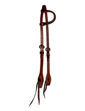 Reinsman Headstall Smooth Sliding Ear Tied & Twisted Rosewood 7036
