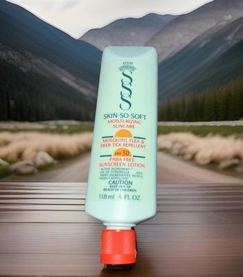 avon skin so soft bug guard plus mosquito repellent Herbal Fresh 4 oz 1996