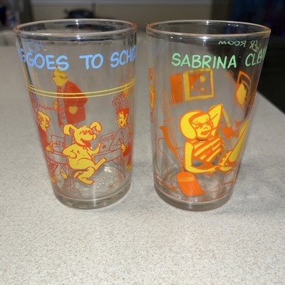 Vtg Lot of 2 Welch's Jelly Archie & Friends Comics Glasses 6 oz