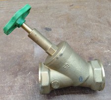 Schrägsitzventil 2 Zoll DN 50 mit Ablassventil