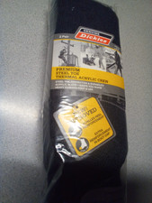 Dickies Men's Thermal Steel Toe Crew Socks, 2-Pack BLACK NEW