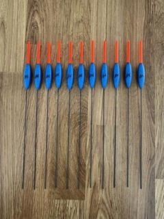 11 x Malman Roob Pole Floats Match Coarse Fishing