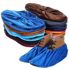 Shoe Covers for Indoors Reusable, Non Slip Cloth Boot Shoe Cover Washable