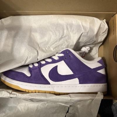 Nike SB Dunk Low Pro ISO Orange Label Court Purple Gum US Men's