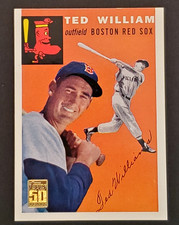 Ted Williams 2001 Topps Through the Years Reprints #9 - 1954 Red Sox