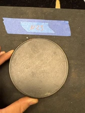 (N23) Antique French Mantle Clock Brass Back Door and Hinge Bezel