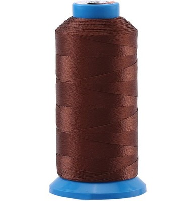 Heavy Duty Bonded Nylon Threads #69 T70 Size 210D/3 1500 Yards Coffee