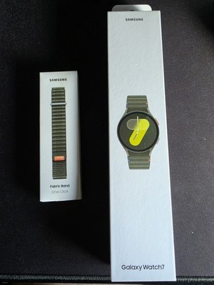 Samsung Galaxy Watch7 SM-L310 44 mm Green (EU) mit Fabric Band und Rechnung 