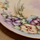 Vintage MZ Austria Hand Painted Floral Dessert Plate Gold Trim Porcelain 8” — photo 2