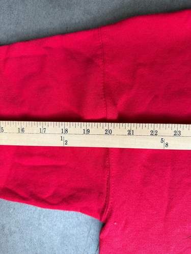 VTG NWT Mens Sz Small DISNEY STORE Mickey Mouse Red Sweater Pullover Crewneck - Picture 6 of 7