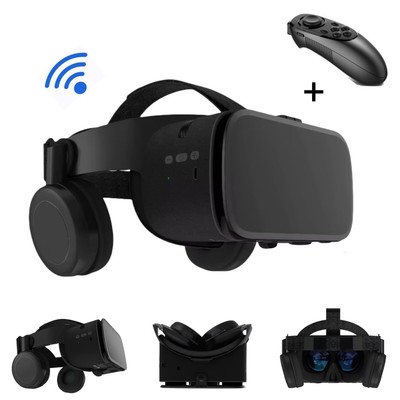 VR Headset Virtual Reality Glasses for iPhone and Android Phones, Foldable 3D...