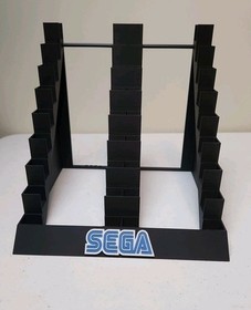 SEGA Genesis 18 Game Cartridge Display Stand (Logo)