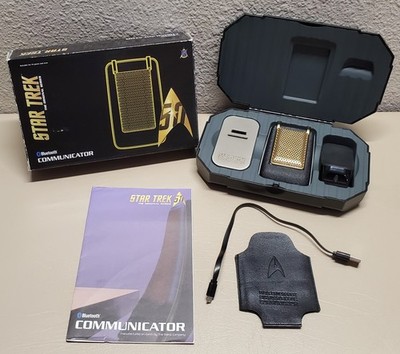 Star Trek Bluetooth Communicator 50th Anniversary 2016 Wand Company WRC11215 