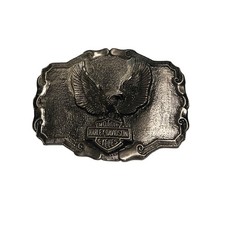 Vintage Harley-Davidson Eagle Belt Buckle Heavy Metal Broken Pin DisplayorRepair