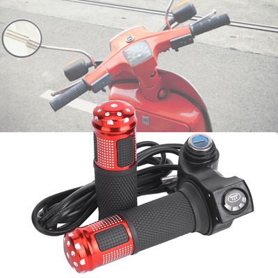 1 Paar Universal LED Voltage Display Twist Throttle Für 12 - 99V Ebike UB