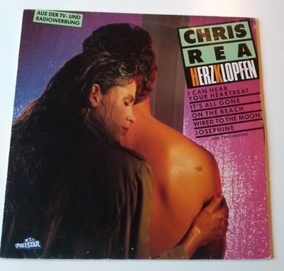 CHRIS REA '' Herzklopfen'' Schallplatte Poly Star 1980-86er Jahre Made in W.German