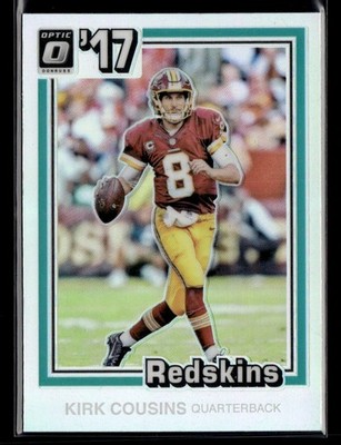 2017 Donruss Optic #21 Kirk Cousins 1981 Tribute Holo