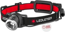 Ledlenser H8R LED Stirnlampe - Rot/Schwarz  Lithium 18650 Akku, 600 Lumen