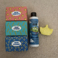 Toy Story Bath & Body Set Kit with Lotion, Fizzers, Soap String
