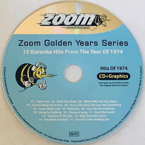 ZOOM KARAOKE - HITS OF 1974