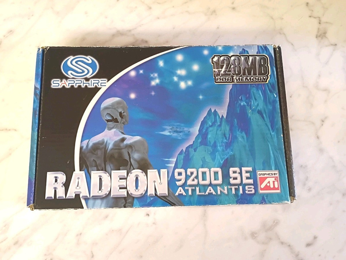 BNIB NOS Sapphire ATi Radeon 9200 SE Atlantis 128 MB DDR AGP 8x
