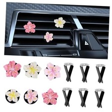 6PCS Flower Car Vent Clips Cute,Reuse Fashion Air Vent Clips Car Accessories