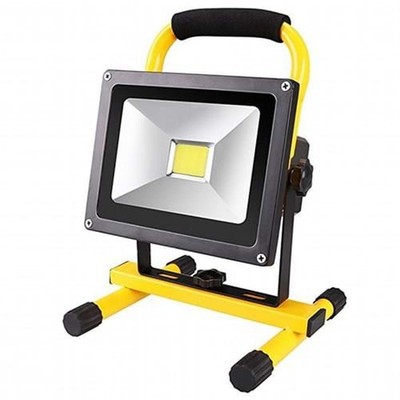 8302063 Epistar LED Dimmable & Rechargeable Flood Beam Shop Light, 2400 Lumens