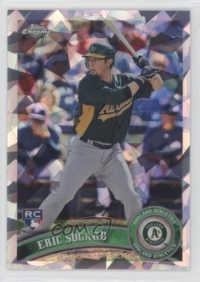 2011 Topps Chrome Atomic Refractor 39/225 Eric Sogard #184 Rookie RC 0s55