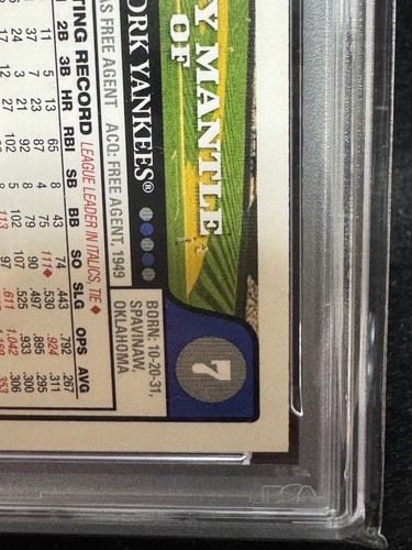 PSA 10 2008 Topps Mickey Mantle #7 Gold Foil Baseball Card GEM MT - Picture 11 of 12
