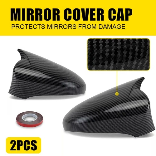 M STYLE CARBON FIBER MIRROR COVER CAP FOR 13-20 LEXUS GS GSF ES RC RCF LS IS