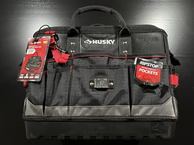 #ad Husky Heavy Duty 16 in. PRO Tool Bag H 016 SLO $49.99