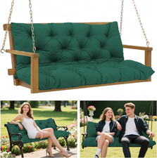 Porch Swing Cushions 60X40 Inch, 5" Extra Thick Waterproof Outdoor Swing Seat Cu